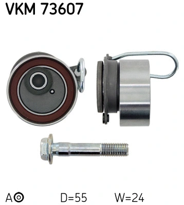 Paskirstymo diržo įtempiklio skriemulys SKF VKM 73607