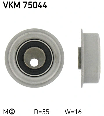 Paskirstymo diržo įtempiklio skriemulys SKF VKM 75044