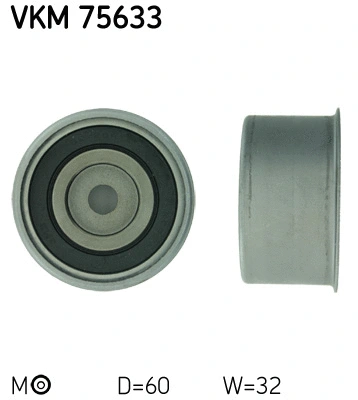 Paskirstymo diržo įtempiklio skriemulys SKF VKM 75633
