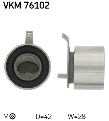 Paskirstymo diržo įtempiklio skriemulys SKF VKM 76102