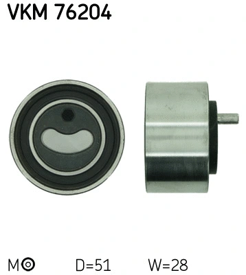 Paskirstymo diržo įtempiklio skriemulys SKF VKM 76204