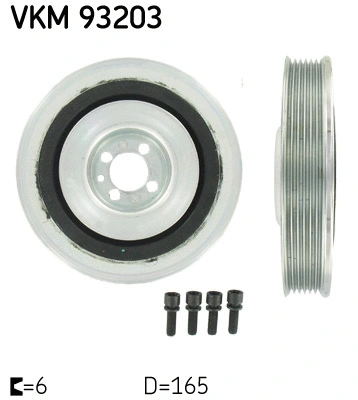 Alkūninio veleno skriemulys SKF VKM 93203