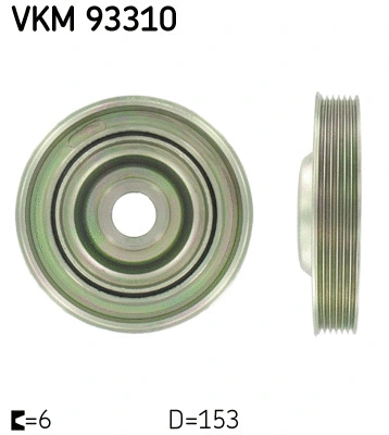 Alkūninio veleno skriemulys SKF VKM 93310