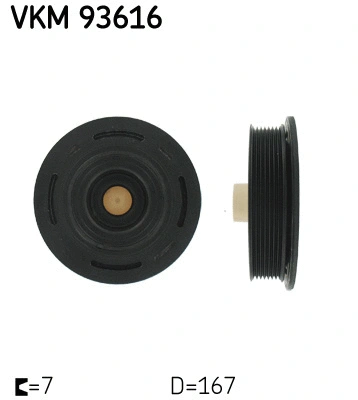 Alkūninio veleno skriemulys SKF VKM 93616