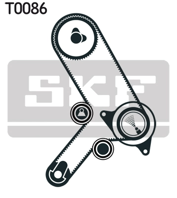 Paskirstymo diržo komplektas SKF VKMA 02169