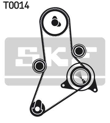 Paskirstymo diržo komplektas SKF VKMA 02382