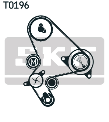 Paskirstymo diržo komplektas SKF VKMA 03248