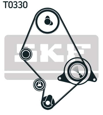 Paskirstymo diržo komplektas SKF VKMA 91124