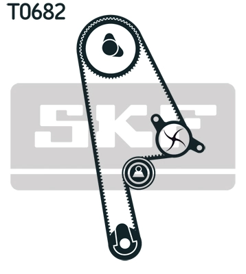 Paskirstymo diržo komplektas SKF VKMA 93006