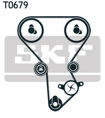 Paskirstymo diržo komplektas SKF VKMA 94601