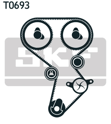 Paskirstymo diržo komplektas SKF VKMA 95924-1