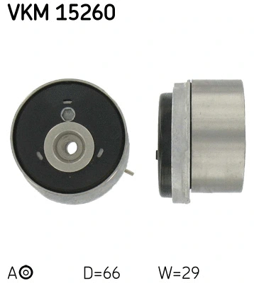 Vandens siurblio ir paskirstymo diržo komplektas SKF VKMC 05260-1