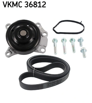 Vandens siurblys + V formos rumbuoto diržo komplektas SKF VKMC 36812