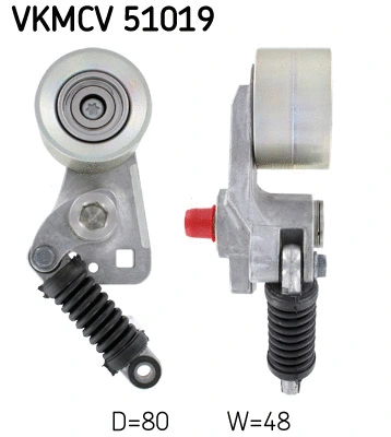 Diržo įtempiklio skriemulys SKF VKMCV 51019