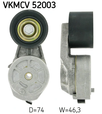 Diržo įtempiklio skriemulys SKF VKMCV 52003