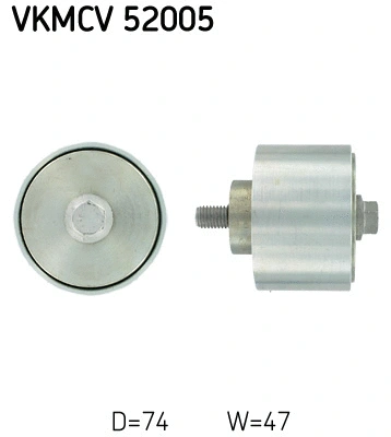 Diržo įtempiklio skriemulys SKF VKMCV 52005