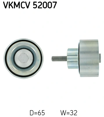 Diržo įtempiklio skriemulys SKF VKMCV 52007