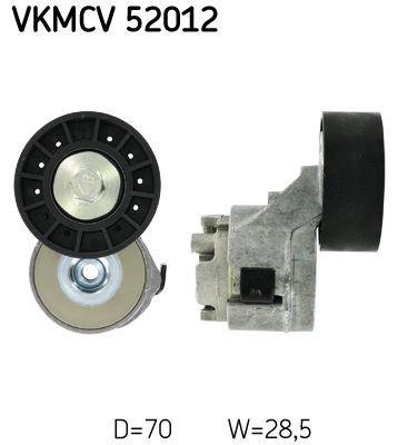 Diržo įtempiklio skriemulys SKF VKMCV 52012