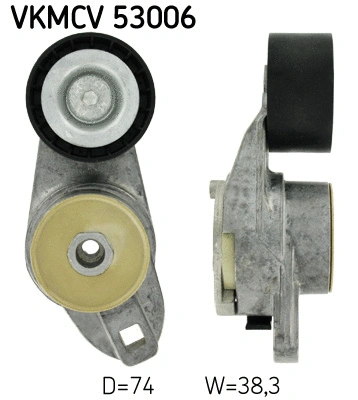 Diržo įtempiklio skriemulys SKF VKMCV 53006