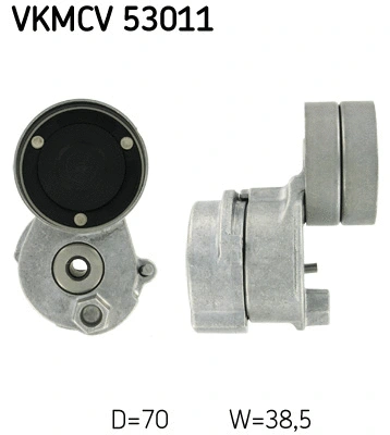 Diržo įtempiklio skriemulys SKF VKMCV 53011