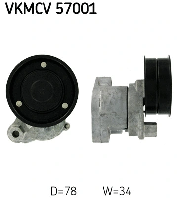 Diržo įtempiklio skriemulys SKF VKMCV 57001