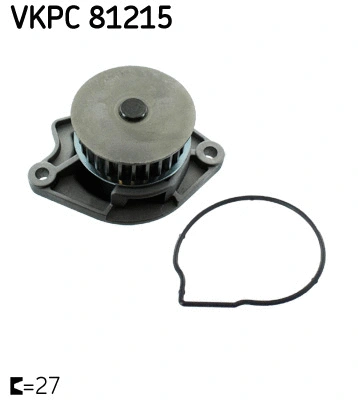 Variklio aušinimo Vandens siurblys SKF VKPC 81215