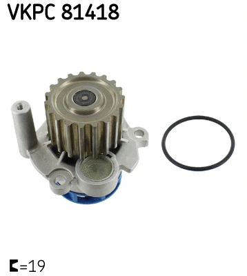 Variklio aušinimo Vandens siurblys SKF VKPC 81418