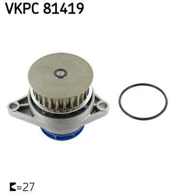 Variklio aušinimo Vandens siurblys SKF VKPC 81419