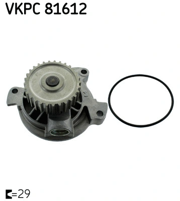 Variklio aušinimo Vandens siurblys SKF VKPC 81612