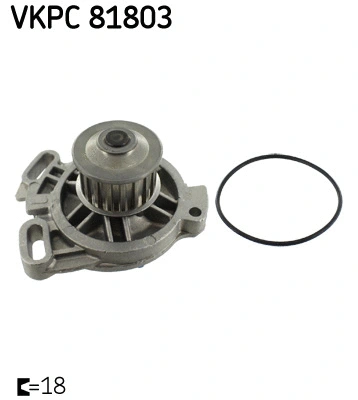 Variklio aušinimo Vandens siurblys SKF VKPC 81803