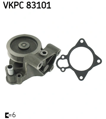 Variklio aušinimo Vandens siurblys SKF VKPC 83101