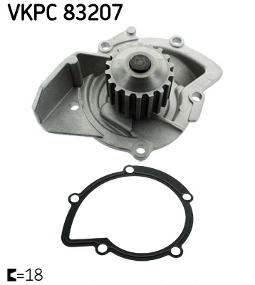 Variklio aušinimo Vandens siurblys SKF VKPC 83207