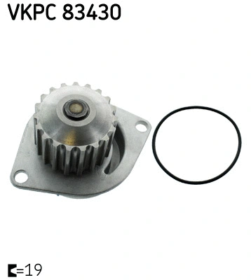 Variklio aušinimo Vandens siurblys SKF VKPC 83430