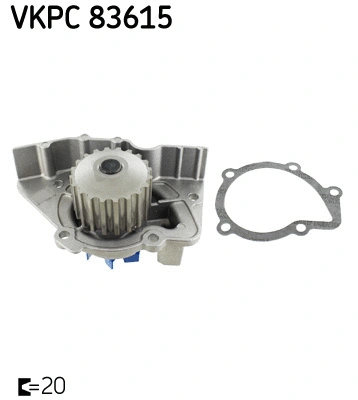 Variklio aušinimo Vandens siurblys SKF VKPC 83615
