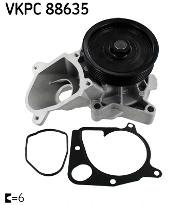 Variklio aušinimo Vandens siurblys SKF VKPC 88635
