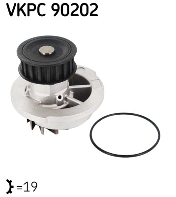 Variklio aušinimo Vandens siurblys SKF VKPC 90202