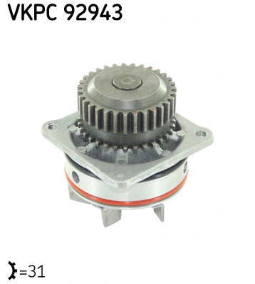 Variklio aušinimo Vandens siurblys SKF VKPC 92943