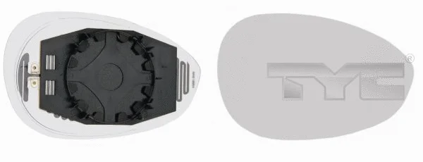 Išorinio veidrodėlio stiklas TYC 309-0068-1