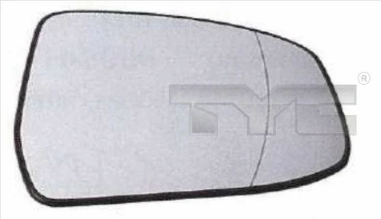 Išorinio veidrodėlio stiklas TYC 310-0117-1