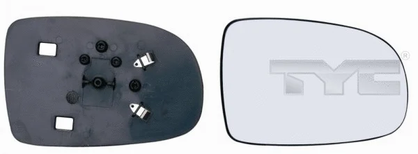 Išorinio veidrodėlio stiklas TYC 325-0025-1