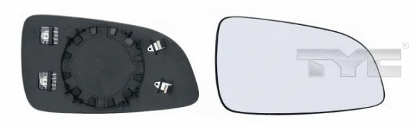 Išorinio veidrodėlio stiklas TYC 325-0059-1