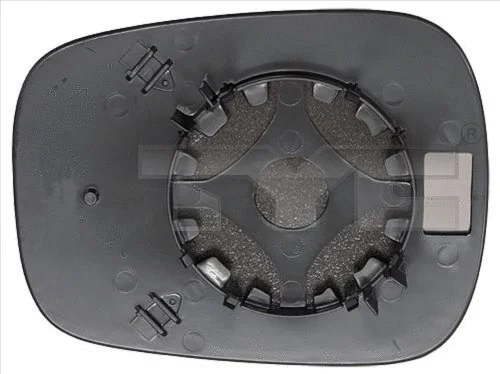 Išorinio veidrodėlio stiklas TYC 328-0029-1