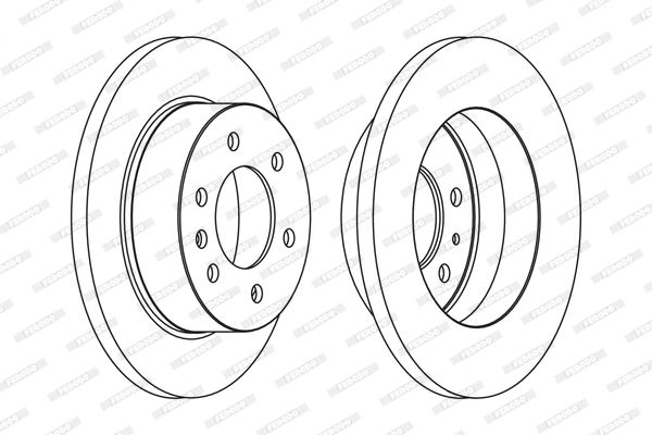 Stabdžių diskas FERODO FCR311A