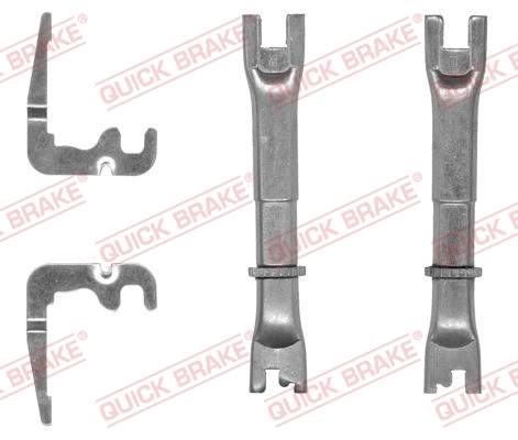 Būgninio stabdžio reguliatorių komplektas QUICK BRAKE 101 53 005