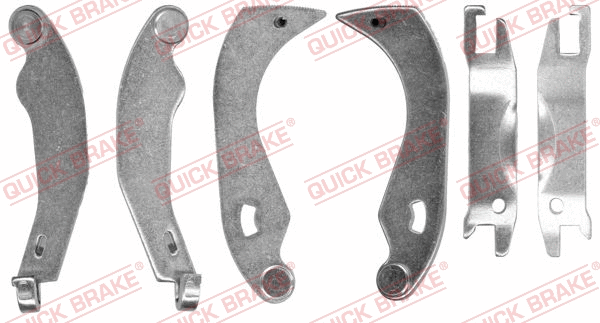 Būgninio stabdžio reguliatorių komplektas QUICK BRAKE 101 53 006