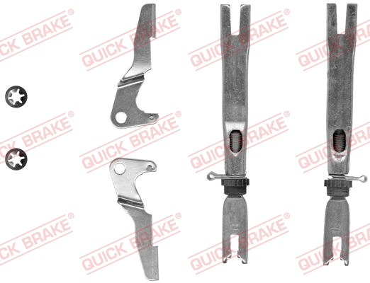 Būgninio stabdžio reguliatorių komplektas QUICK BRAKE 102 53 010