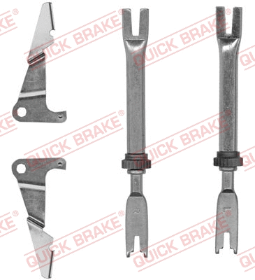 Būgninio stabdžio reguliatorių komplektas QUICK BRAKE 102 53 012
