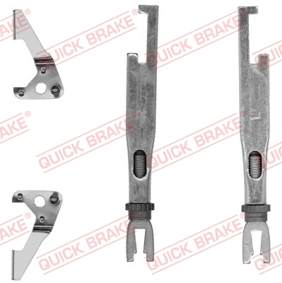 Būgninio stabdžio reguliatorių komplektas QUICK BRAKE 102 53 019