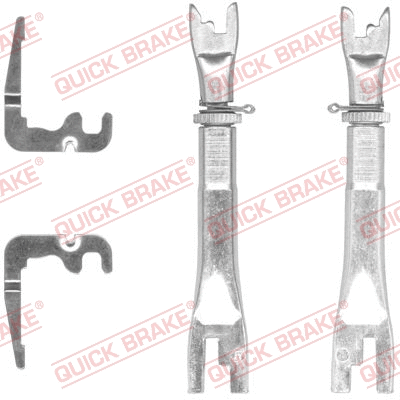 Būgninio stabdžio reguliatorių komplektas QUICK BRAKE 102 53 023