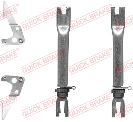 Būgninio stabdžio reguliatorių komplektas QUICK BRAKE 102 53 024